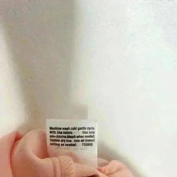 a.n.a. a new approach sheer light pink blouse size large - Picture 8 of 9